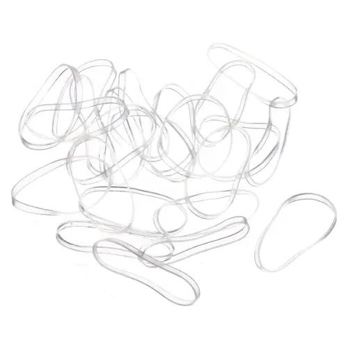 

200pcs Transparent Elastic Rubber band for Hair Woman Girl Gift
