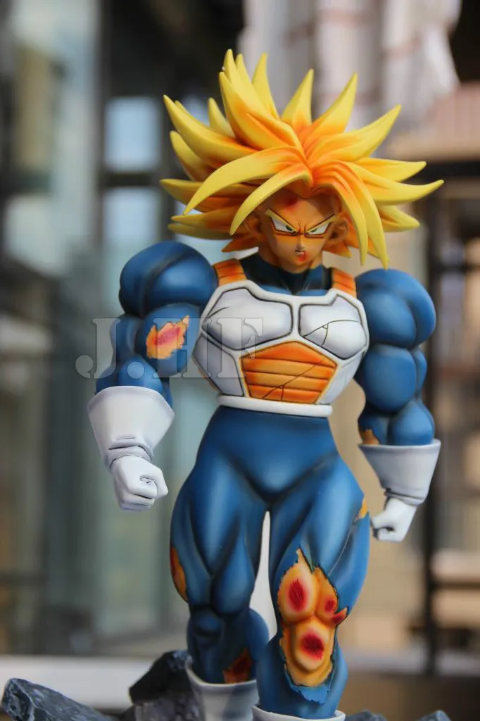 Аниме Dragon Ball Z GK Super Saiyan Trunks резиновая фигурка героя игрушки, аниме Dragon Ball Z фигурка героя Brinquedos