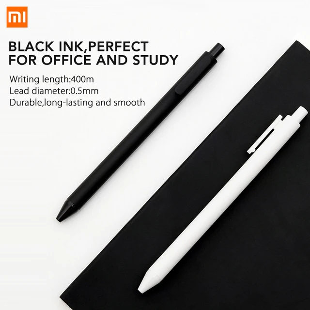 Original Xiaomi KACO 0.5mm Roller Mi Signing P E N Gal Ink Smooth Writing Durable Signing Black Refill 1 PCS Retail