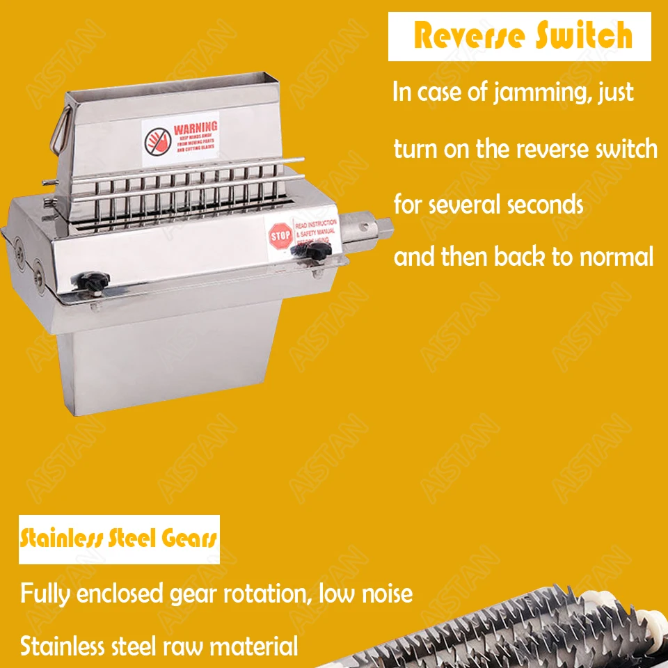 ETS737 Commercial electric/manual meat tenderizer machine for kitchen equipment