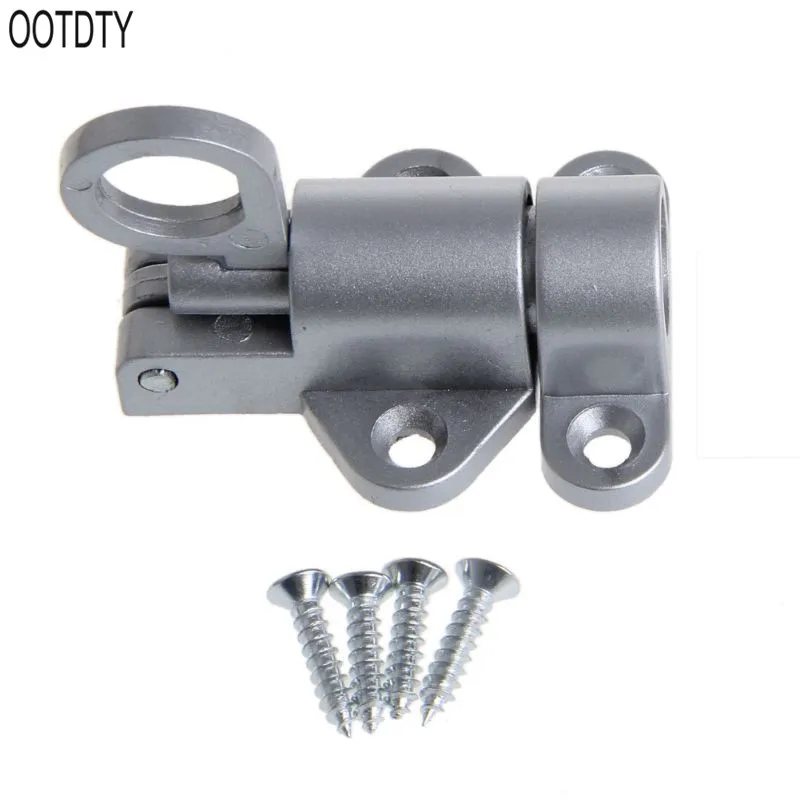 

Window Gate Security Pull Ring Spring Bounce Door Bolt Aluminum Latch Lock Grey