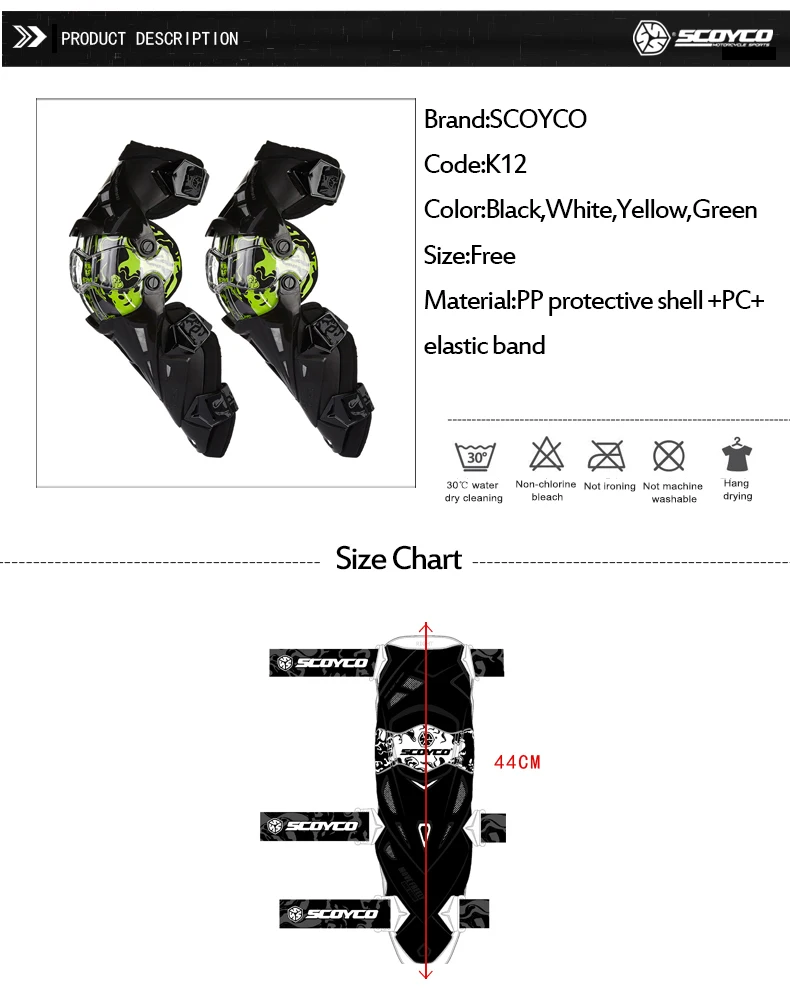 CE одобрение Scoyco K12 свободно перемещаться мото rcycle наколенники moto cross Racing наколенники MX moto наколенники оптом