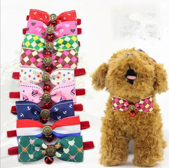 Mix loaded !! Handmade Fashion Pet Dog Tie Grooming Bowknot Ties For
