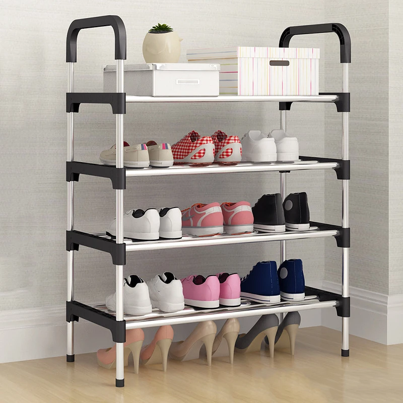 Shoe Rack Easy Assembly Plastic Multiple layers Shoes Shelf Storage Organizer Stand Shoe cabinet Fashion living room furniture