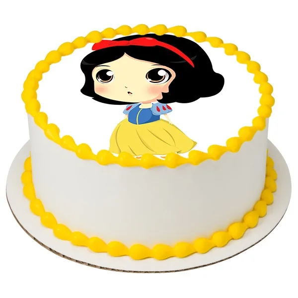 Съедобный мультфильм риса вафельный бумажный Топпер на торт украшение легко использовать для 4-10 дюймов торт, печатная рисовая бумага только, 1 лист