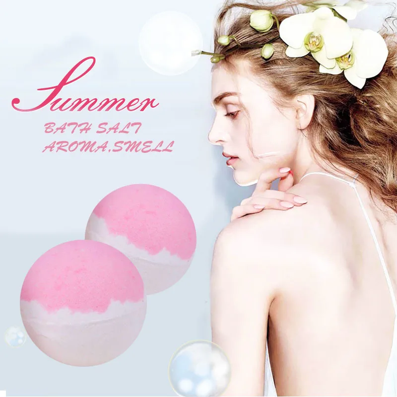 

Hot and New Bath Salt Bombs Balls Whitening Moisture Essential Oil Body Scrubrose Oil Ball Bomb for Home Bathroom Spa Bath