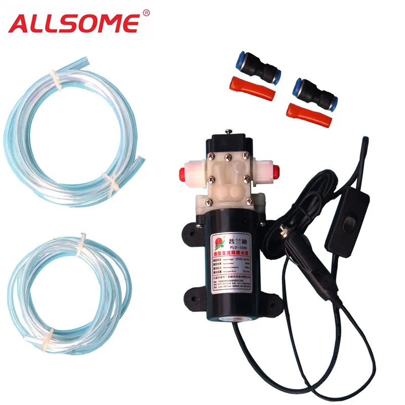

ALLSOME Crocodie Clip DC 12V Engine Oil Extractor Change Pump Engine oil Diesel Suction Pump Extractor Transfer Set HT1827
