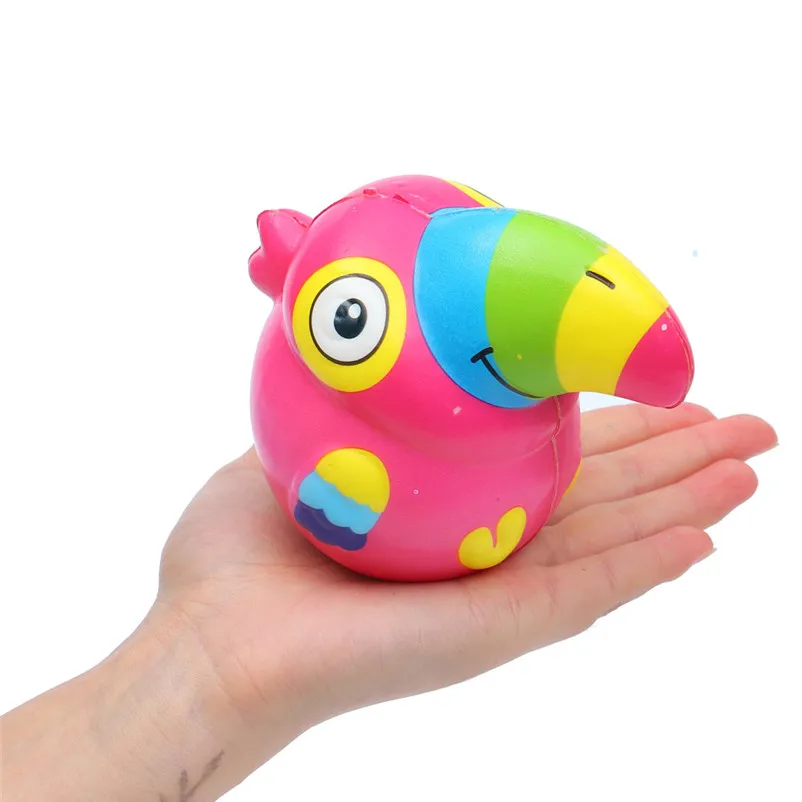 1 шт. Squeeze Симпатичные Тукан ароматизированные игрушки для детей из мягкой