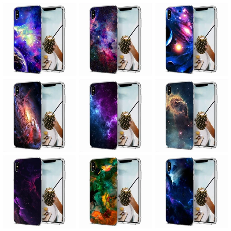 Чехол для iPhone 7 8 Plus 6 S/6 мягкий чехол из ТПУ с цветочным рисунком Galaxy X XS XR Max задняя