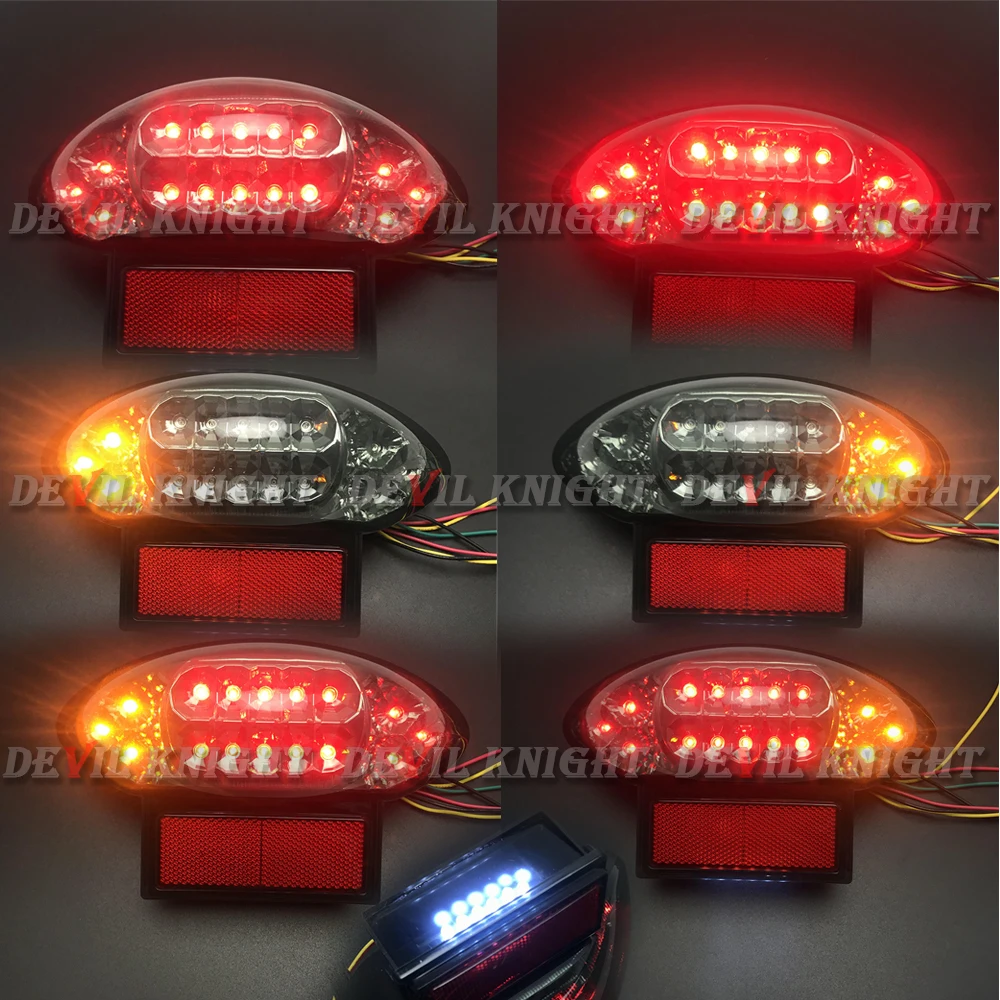 Hayabusa Taillight Rear Running Tail Turn Signal Light Integrated - Foto 5