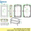 Caja de plástico portátil para proyectos de bricolaje, carcasas para empalmes electrónicos abs, caja para amplificador, caja de instrumentos de 155x95x29mm ► Foto 3/5