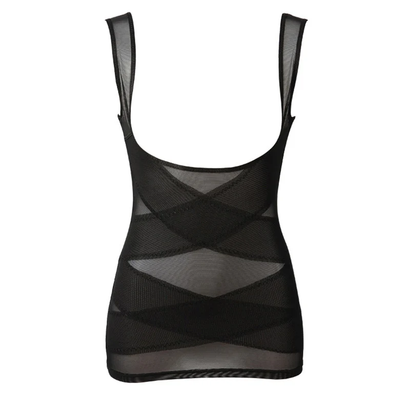 ERAEYE Women Sexy Siamese Bodysuit Thin Waist Slimming Corset Postpartum High Elastic Shapewear Body Shapers