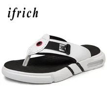 2019 New Indoor Shoes Men Luxury Brand Men Slides Flip Flops Hotel Slippers Man Shoes Foot Massage Slippers Outside Flip Flops
