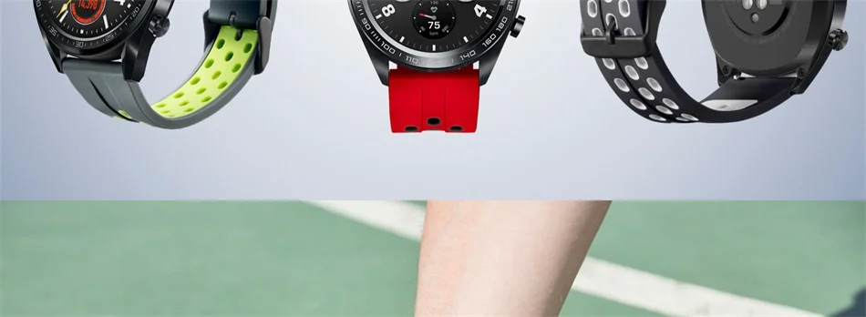 Силиконовый ремешок для часов huawei Bras port для часов GT/Honor Watch Magic/Watch 2 Pro и возможны другие часы 22 мм