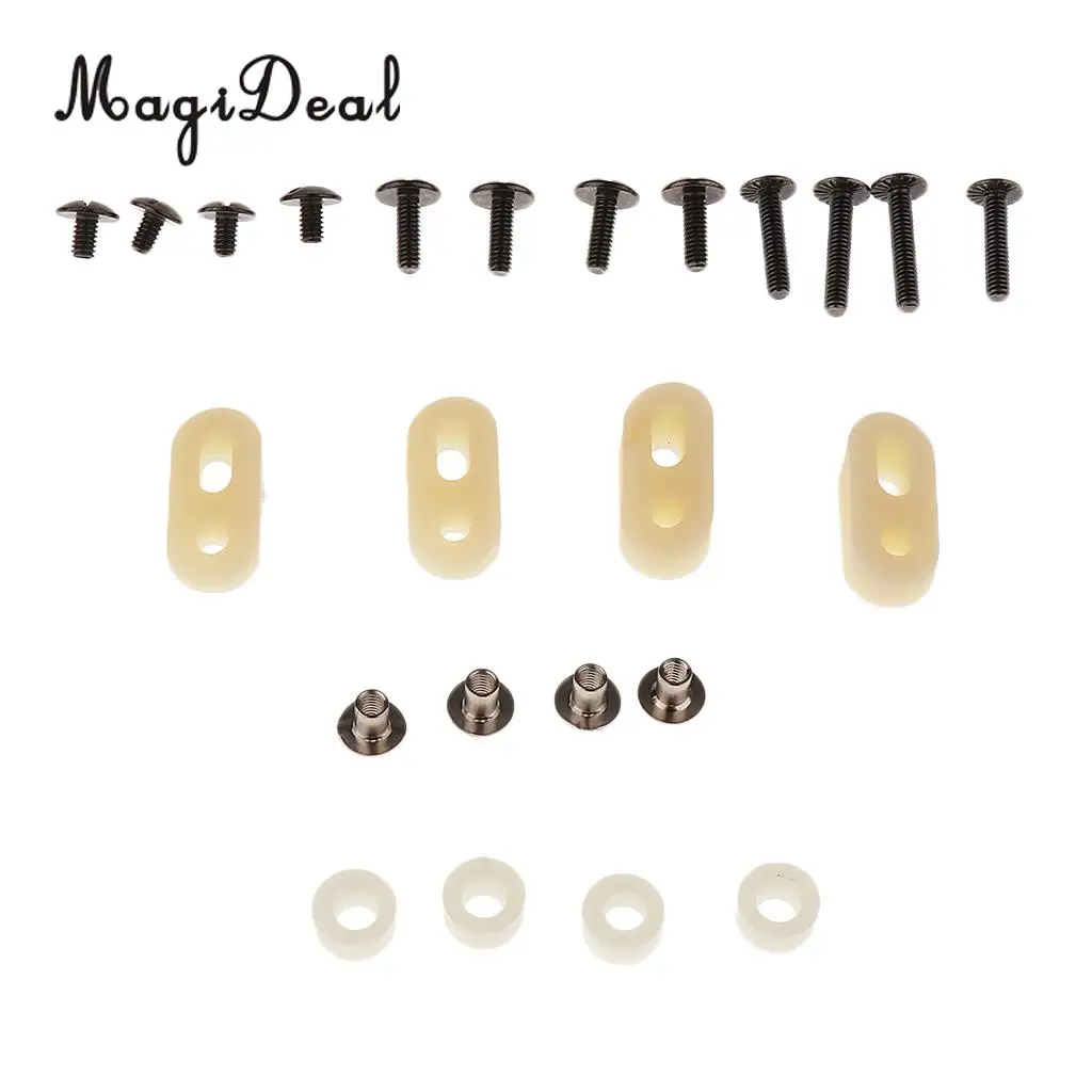 MagiDeal 1 Pack Ice Hockey Helmet Visor Kits Accessories Screws Washers Nuts Hardwares