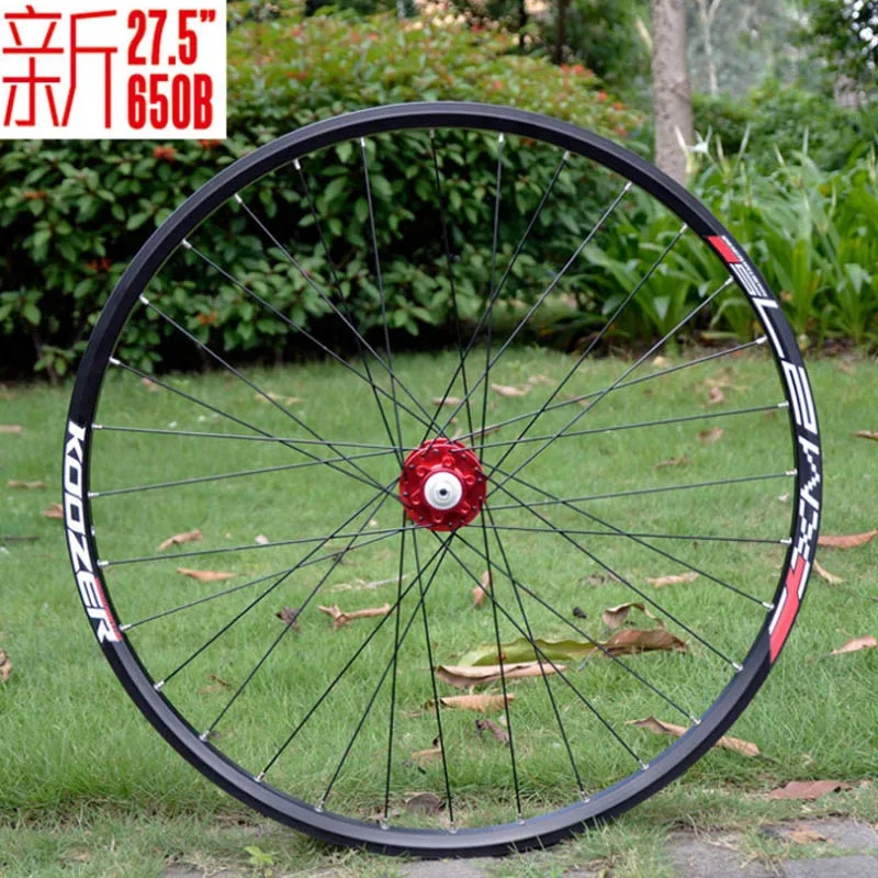 Perfect KOOZER Mountain Bike Wheels 27.5 XM27.5 650B Four Palin 72 Ring Flower Drum Disc Brake Six Nails Mtb Bike Wheel 32H 2