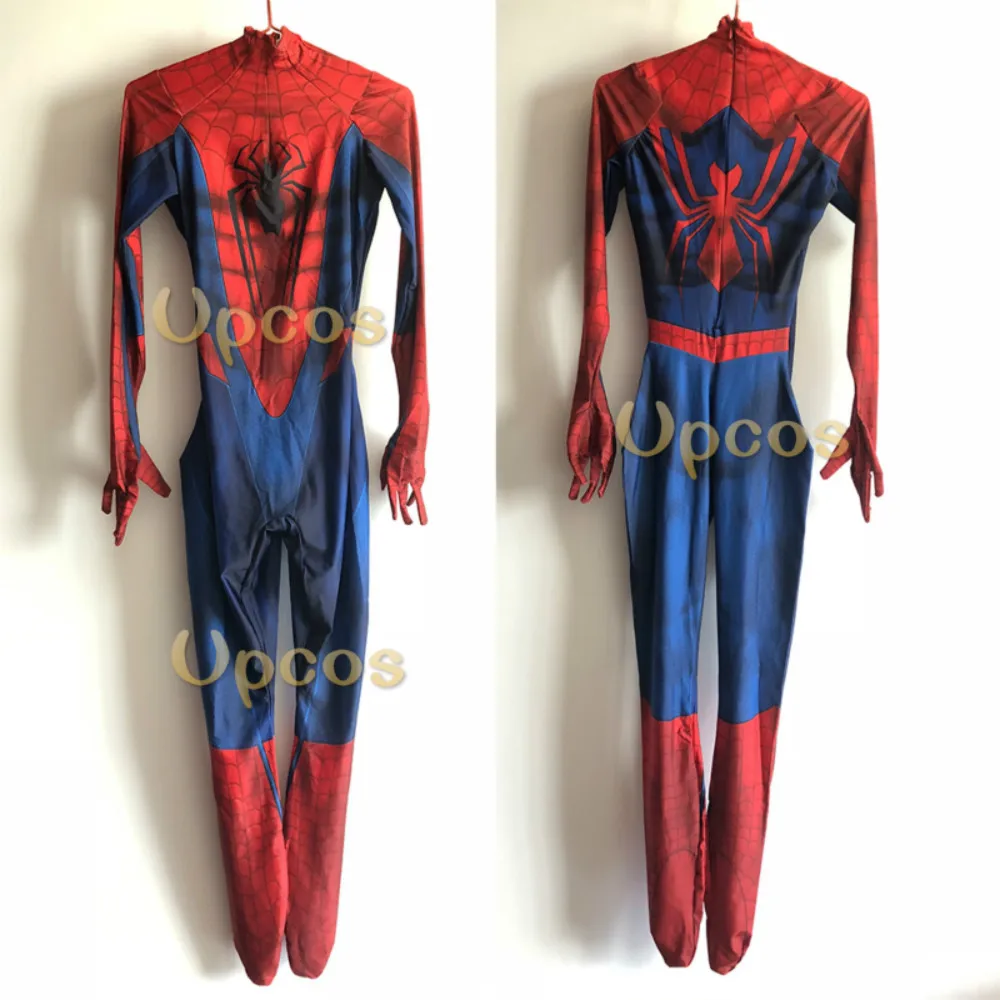 Wholesale 2018 Spiderman Costume Spiderman Homecoming Cosplay Costume Tom Holland Iron Spider Man Suit disfraz -