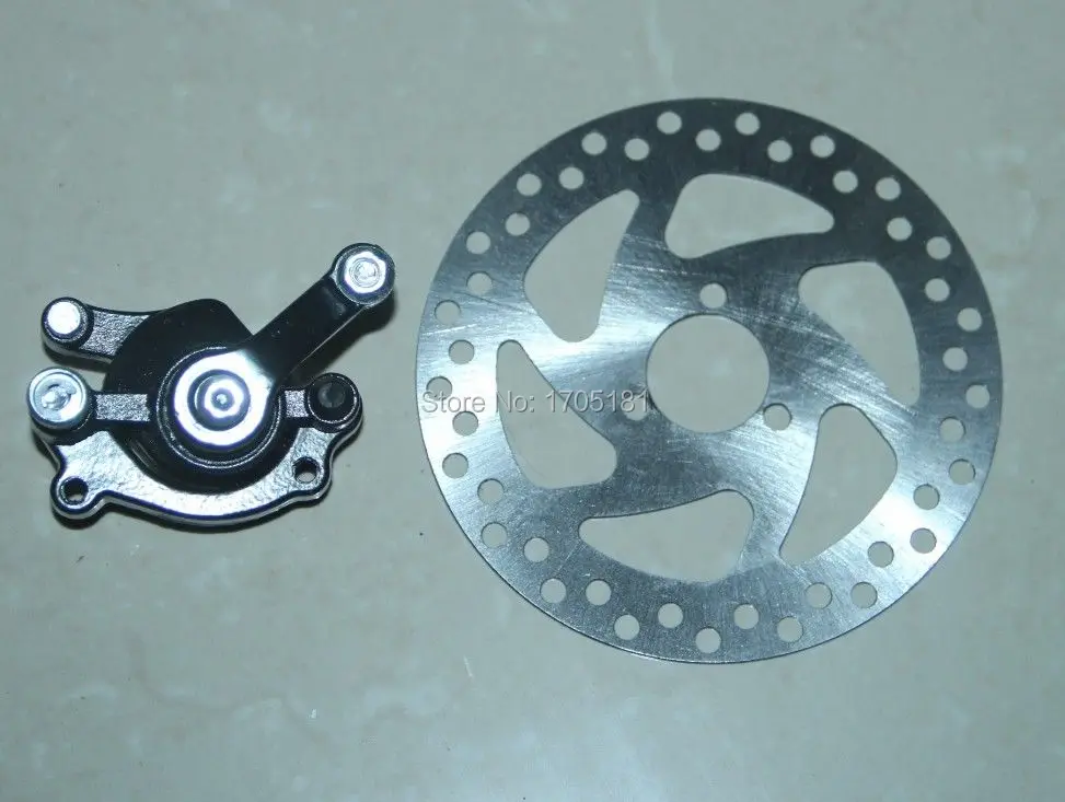 Pinzas de freno de Disco trasero Kit 140mm rotores Gas Mini bici de la suciedad ATV scooter Eléctrico Kit trasero de Disco de pinza de freno