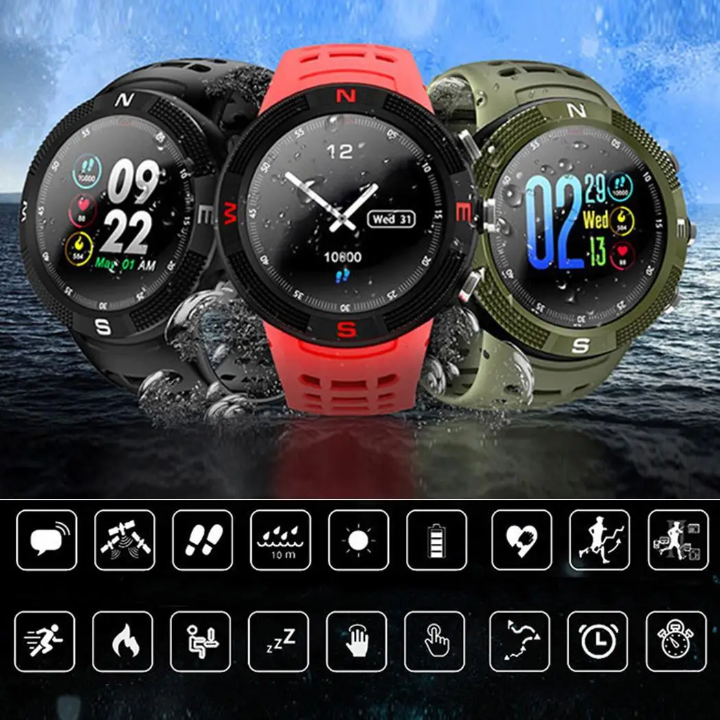 

Unisex Waterproof Digital Display Buckle Closure USB 2.0 Button, Touch Smart Watch IP68 240 240 Sport Watch