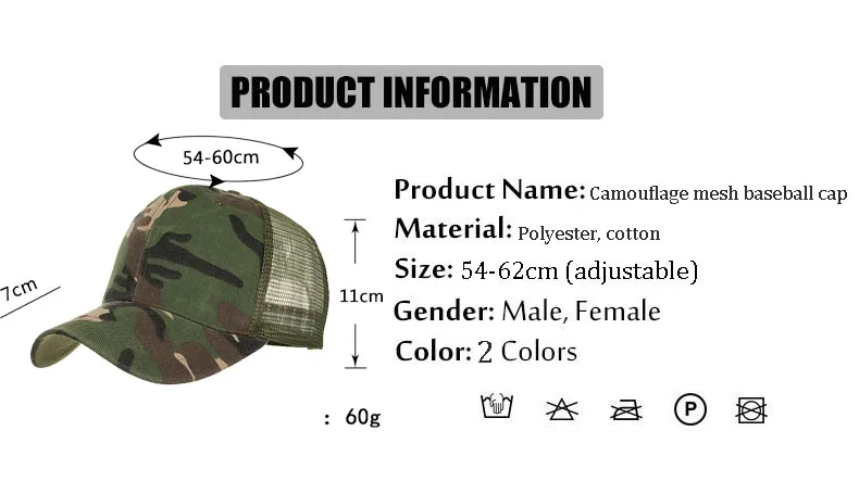 Бейсбол Кепки s Для мужчин шляпы Для мужчин камуфляж Бейсбол Кепки s сетка для сезон: весна–лето Открытый камуфляж джунгли Net мяч база армии Кепки