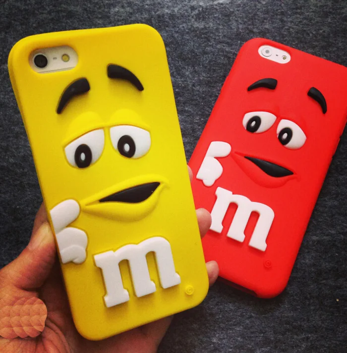 Phone Case Cover For iphone 6 6 plus cases M&M's chocolate candy soft