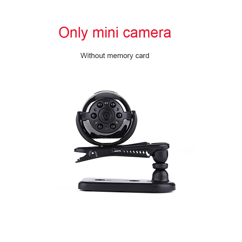 SQ9 мини-камера 1080P Портативная Микро-камера безопасности с поворотом на 360 градусов видеомагнитофон с поддержкой ночного видения Скрытая TF карта - Цвет: only mini camera