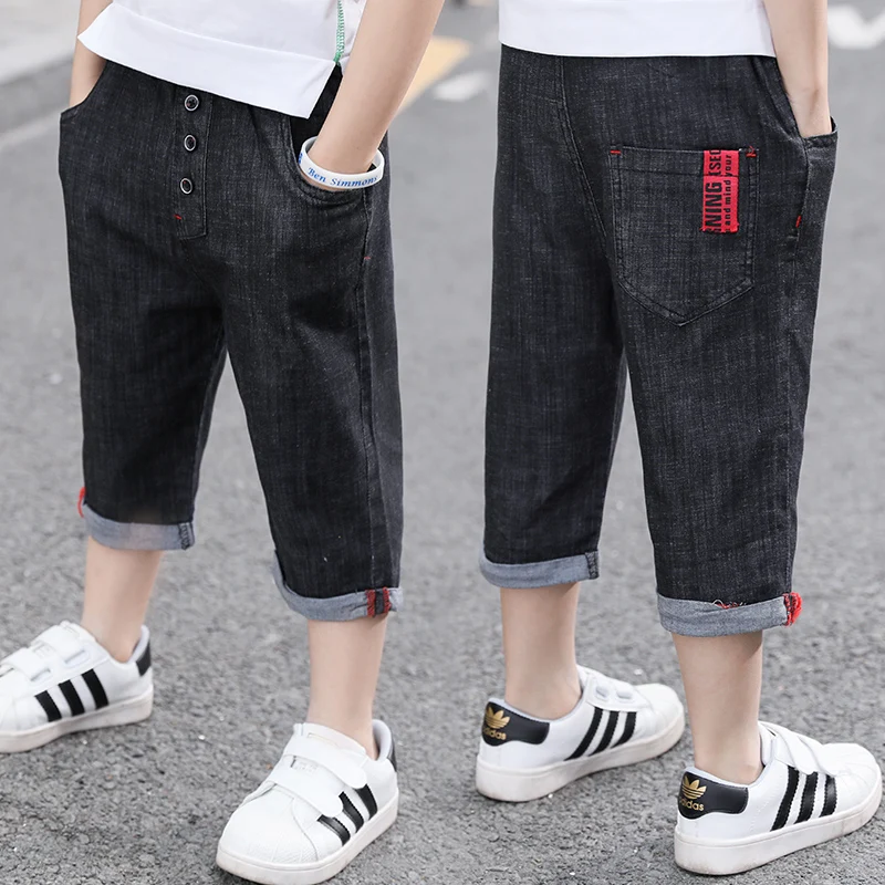 

Feiluo Summer Boys jeans 2019 New Sports Cotton Clothing Casually Kids Denim baby jeans toddler boy jeans for 3 6 years STDA03