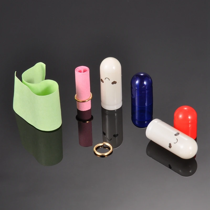 30 шт. милые мини-Бумажные Бутылки для хранения букв из ПВХ, бутылочки для таблеток, маленькая коробка,, креативные ремесла 21 мм x 8 мм