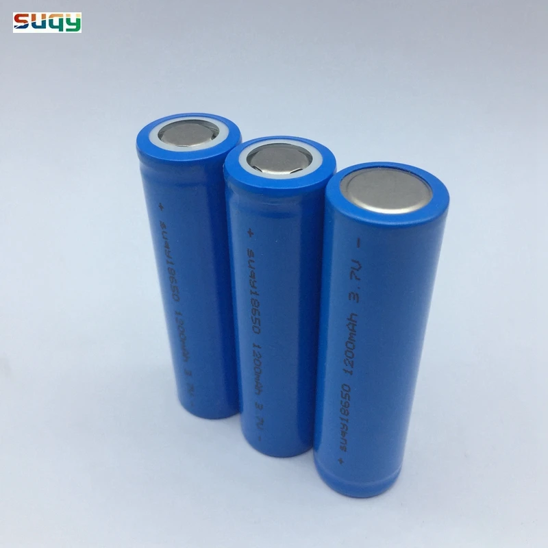 Suqy 3 шт./лот 100% Новый оригинальный 18650 Батарея 3.7 В 1200 мАч inr18650 литий-ионный