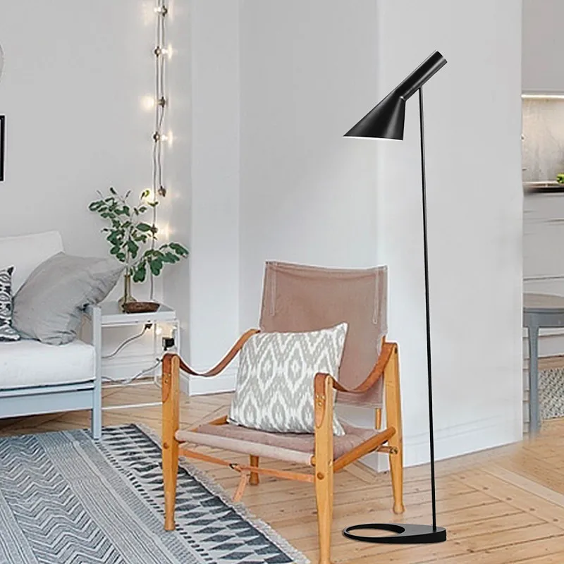 Arne jacobsen дизайнерский напольный светильник s светильник Современный Лофт AJ торшер черный/белый металлический светильник-подставка для гостиной/спальни/офиса