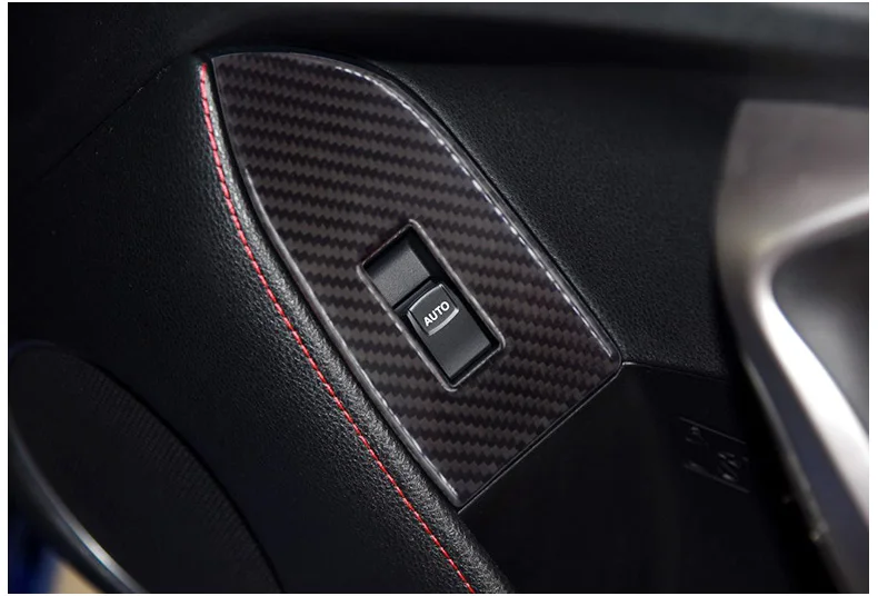 Airspeed for Subaru BRZ Accessories Subaru BRZ Stickers for Toyota 86 Carbon Fiber Interior Trim Car Window Switch Button Frame (9)