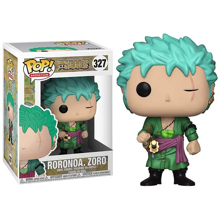 Funko Pop Одна деталь Коллекционная модель игрушечная обезьянка D. Луффи, нами Фрэнки фигурка из ПВХ, Детские кубики, игрушки для мальчиков - Цвет: Box