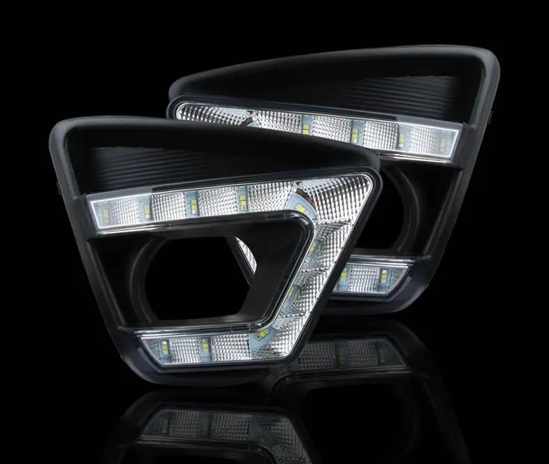 

Osmrk LED DRL daytime running light for mazda cx-5 2012-2016, wireless switch, yellow turn signal and blue night light