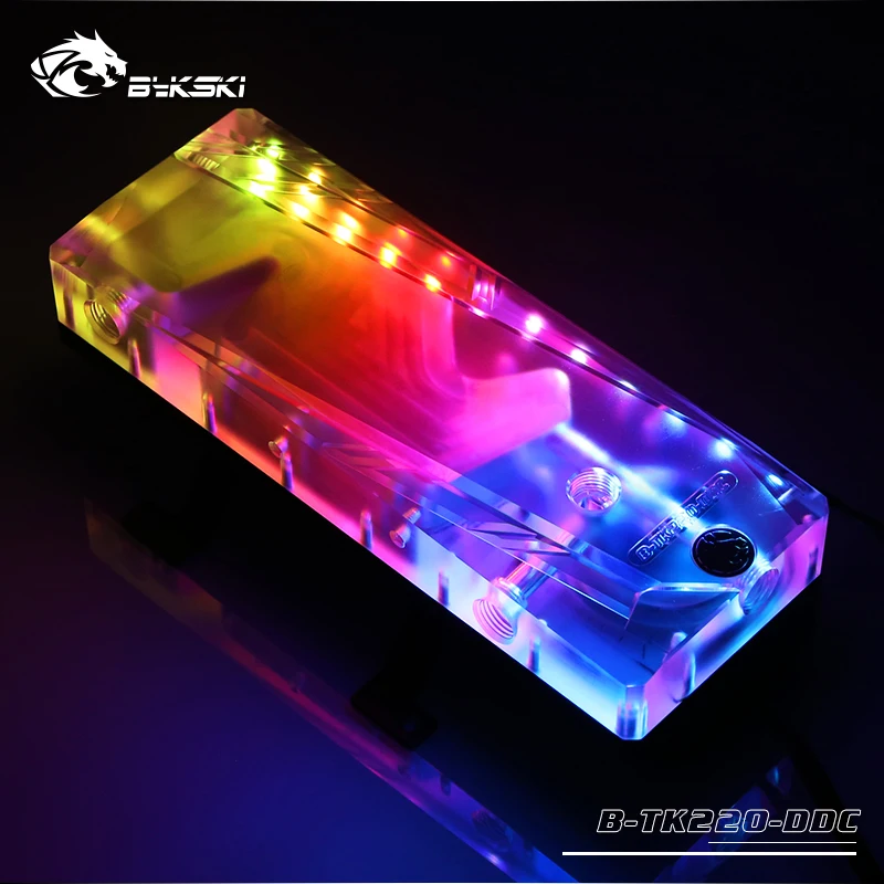 Flash Sale  BYKSKI Reservoir Length 180mm/220mm*80mm*29.5mm Acrylic Water-Cooled Tank 6pcs G1/4 Holes Coolant R