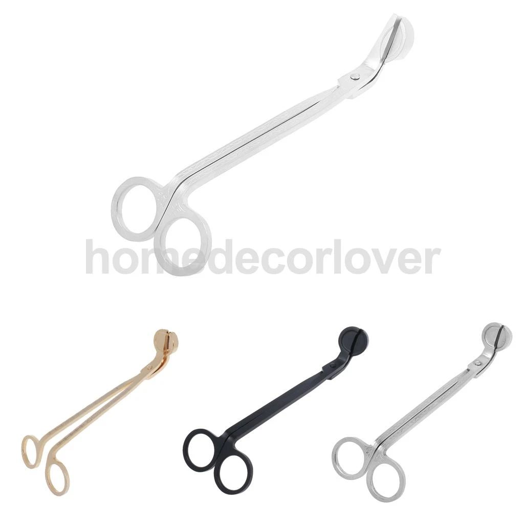 Steel Scissors Oil Lamp Trim Scissor Tijera Tesoura Cutter Snuffer Tool Hook Clipper Stainless