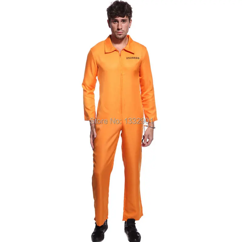 Orange PRISONER JUMPSUIT BOILER SUIT 