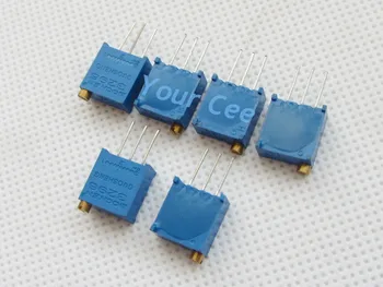 

20 pcs 3296W Potentiometer 103 10K Variable Resistors 3296 Potentiometer Adjustable Multiturn Trimmer