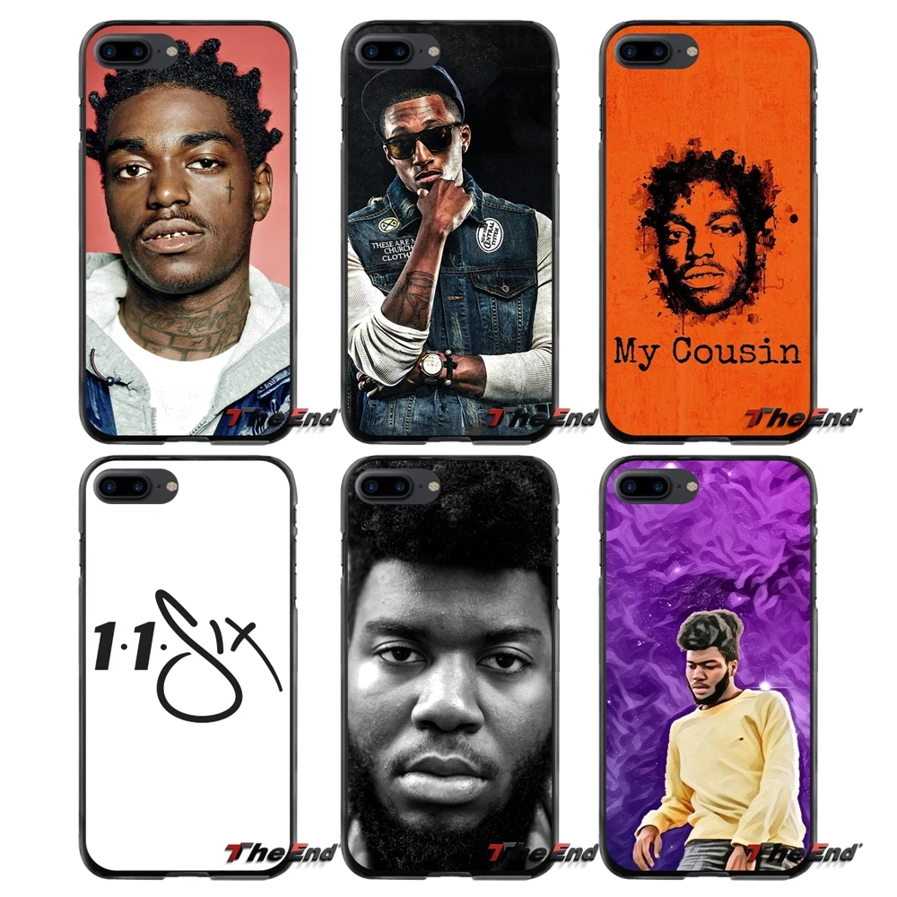 Khalid Kodak Black Lecrae Moore Heart аксессуары для пар чехлы телефонов Чехлы Apple iPhone X 4 4S 5 5S 5C SE 6 6S