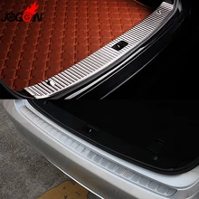 Interior & Exterior Rear Trunk Bumper Sill Plate Cover Trim For Mercedes Benz E Class W212 E200 E250 E300 E350 E400 2010- 2015