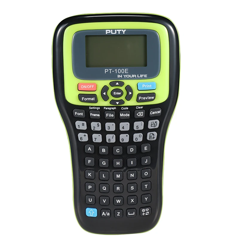 PUTY PT-100E Thermal Transfer 180dpi Waterproof Oilproof Anti-fade Strong Adhesive Mini Portable Handheld Label Printer | Компьютеры и