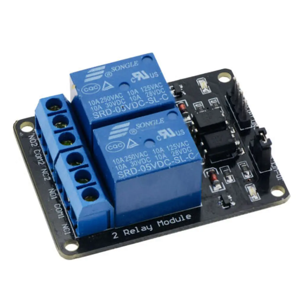 

1PCS 2 Channels Relay Board Module for Arduino Raspberry Pi ARM AVR DSP PIC