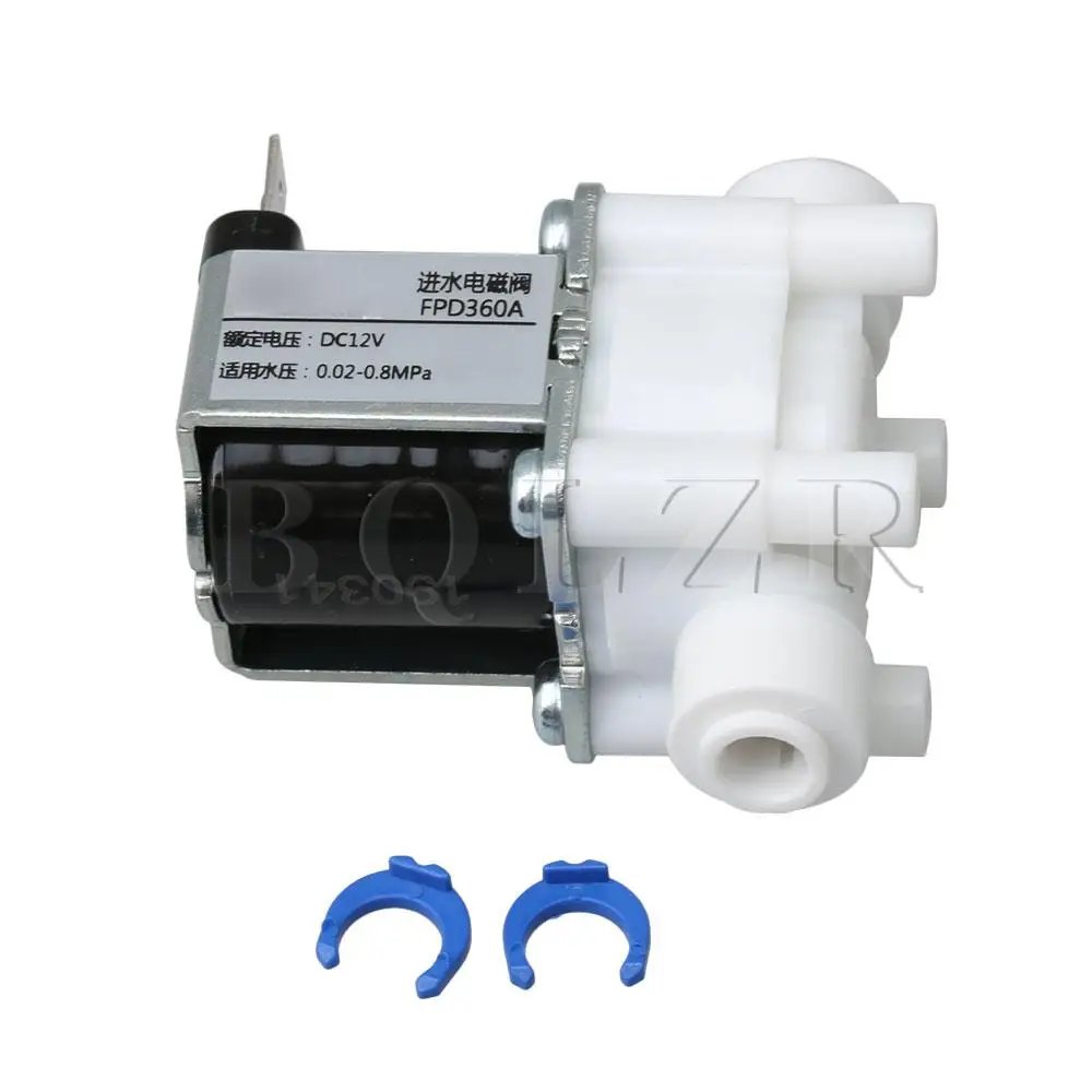

BQLZR 1/4" BPS 12V DC Normally Open Electric Solenoid Valve DC12 Water Valve