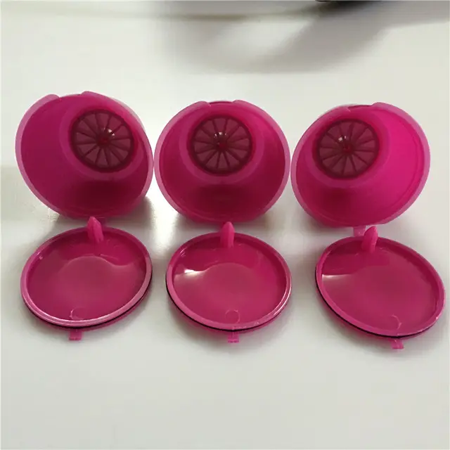 Best Price 3pcs Purple Refillable Dolce Gusto coffee Capsule nescafe dolce gusto reusable capsule dolce gusto capsules dolce gusto refill