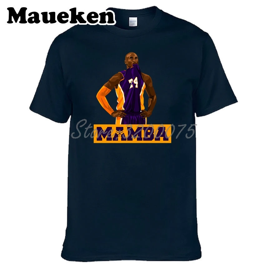 Мужская футболка Kobe Bryant 24 Legend, Мужская футболка с круглым вырезом W19040109 - Цвет: 5