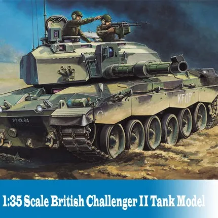 Масштаб 1:35 модель танка британского Challenger II сборная наборы для сборки сделай сам