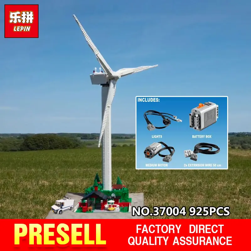 

Lepin 37004 Creative Toys The 10268 Windmill Turbine with Motor Function Set Building Blocks Bricks legoing Toys Christmas Gift