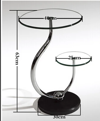 Toughened glass small tea table. Phone. Sofa. The round table Toughened glass small tea table. Phone. Sofa. The round table