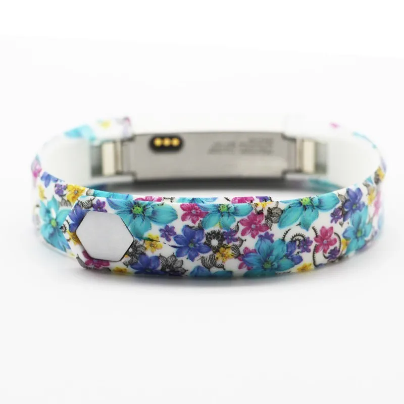 Patterns Large & Small Silicone Fitbit Alta Wristbands Sports Smart DIY Watch Bands Bracelet Strap Replacement in 20 Colors (53)