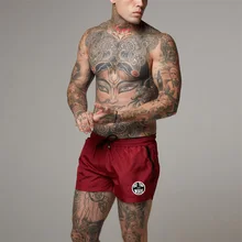 Мужские шорты для бега быстросохнущие дышащие короткие брюки для бодибилдинга для спортзала для игры в баскетбол теннис тренировка фитнес мужские пляжные шорты