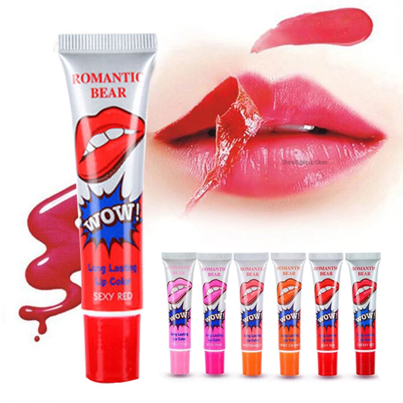

Clearance Hot Waterproof Long Lasting Matte Liquid Lipstick Lip Gloss Color Peel Off Mask Lipstick Lip Tint Tinte Labbra